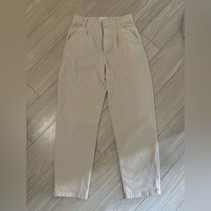 Mango pintuck cotton pants